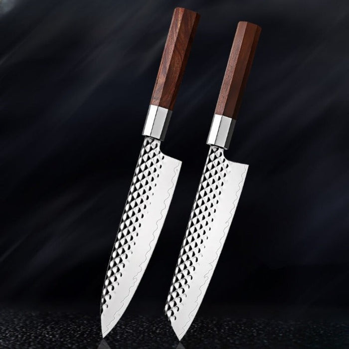 Composite Steel Three-layer Kitchen Knives Sets