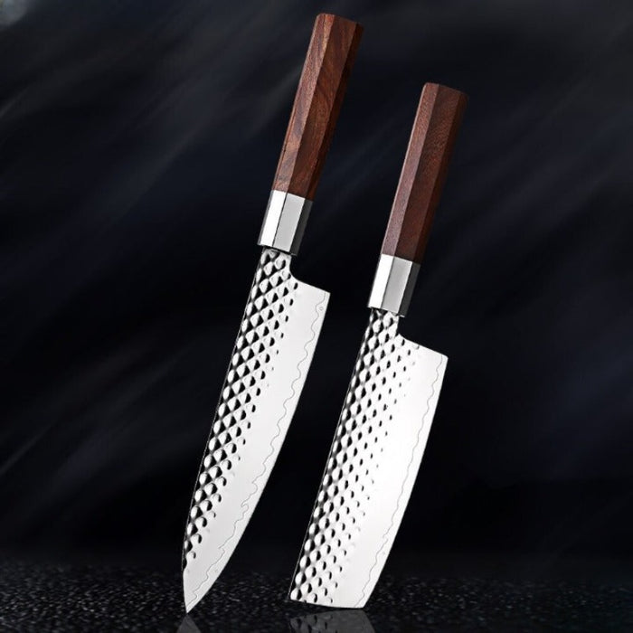 Composite Steel Three-layer Kitchen Knives Sets