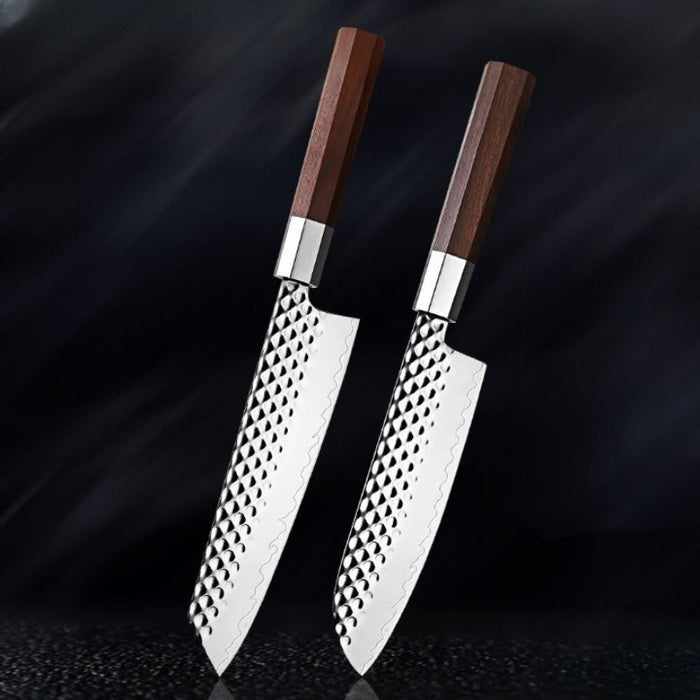 Composite Steel Three-layer Kitchen Knives Sets