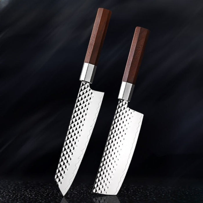 Composite Steel Three-layer Kitchen Knives Sets