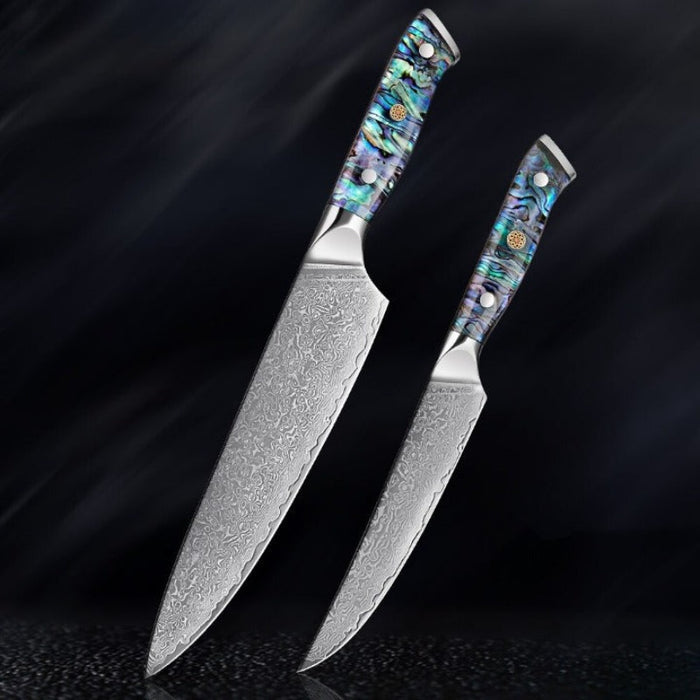 67 Layer Damascus Steel Kitchen Knives Set