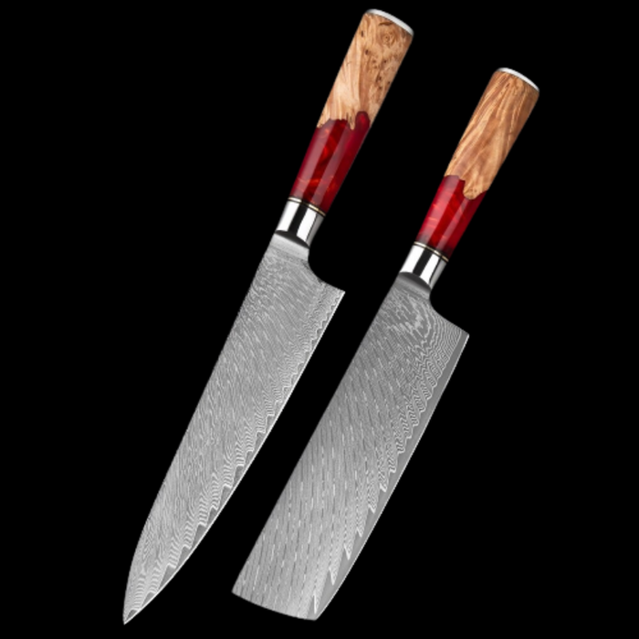 Damascus Steel Professional Kitchen Knife Sets