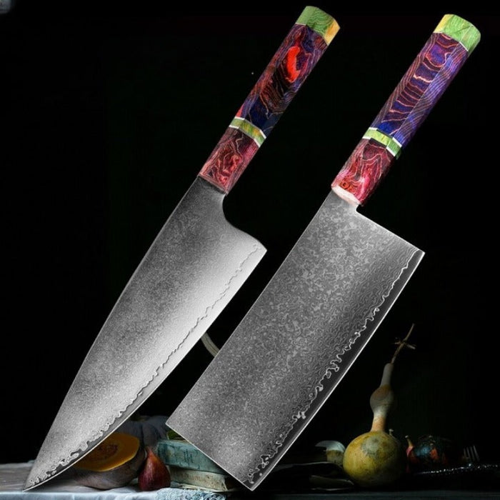 Professional Kitchen Damascus Steel Chef Knife