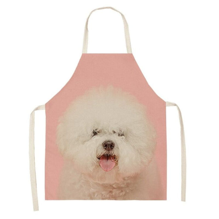 Cartoon Puppy Cleaning Apron