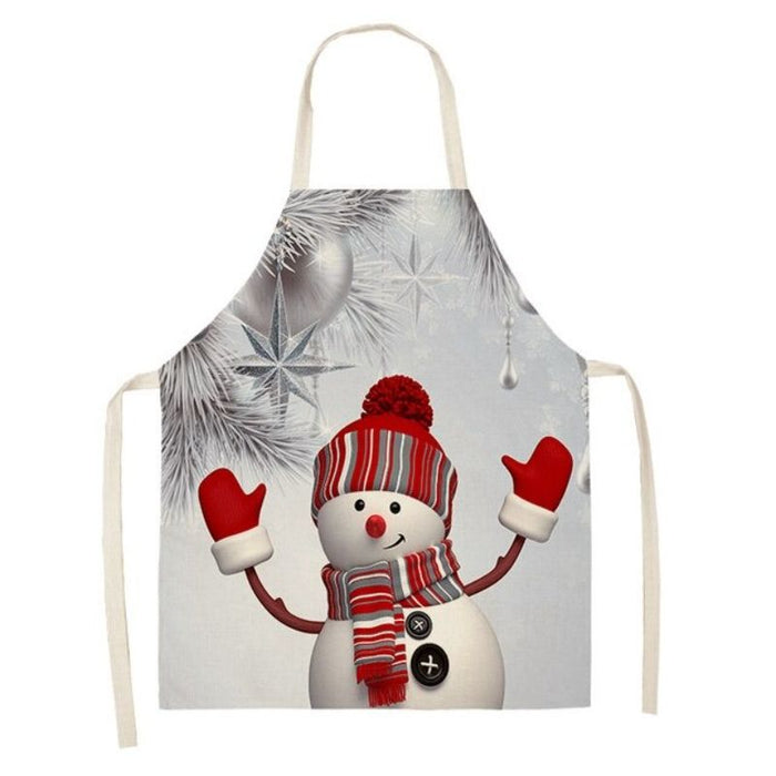 Christmas Snowman Kitchen Apron