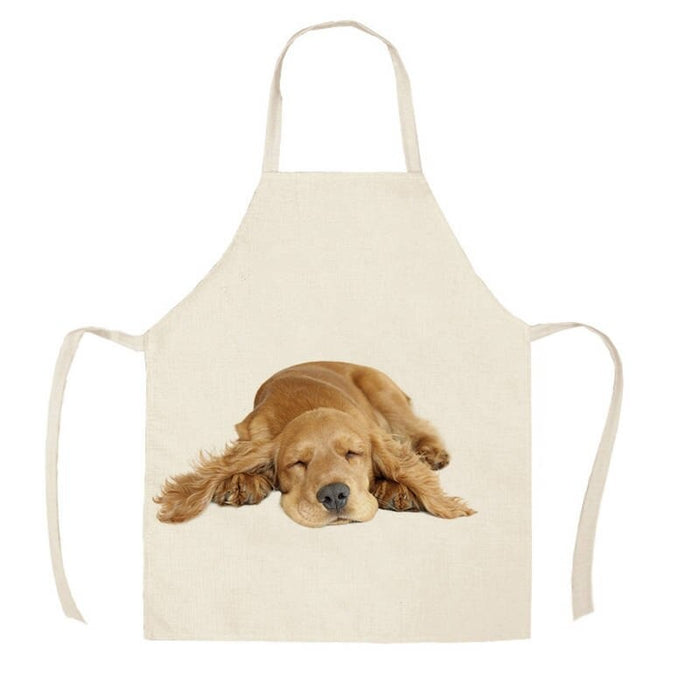 Printed Cat And Dog Apron