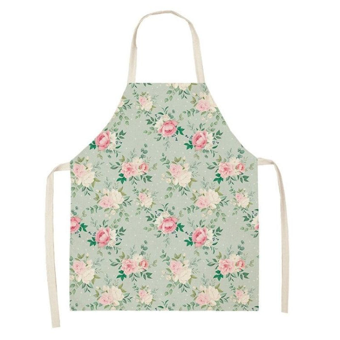 Floral Printed Sleeveless Aprons