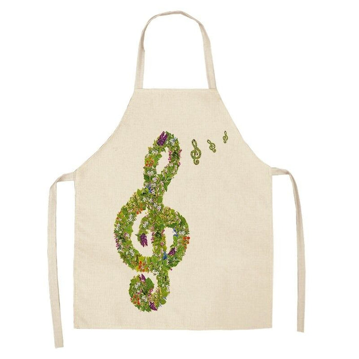 Musical Note Piano Kitchen Apron