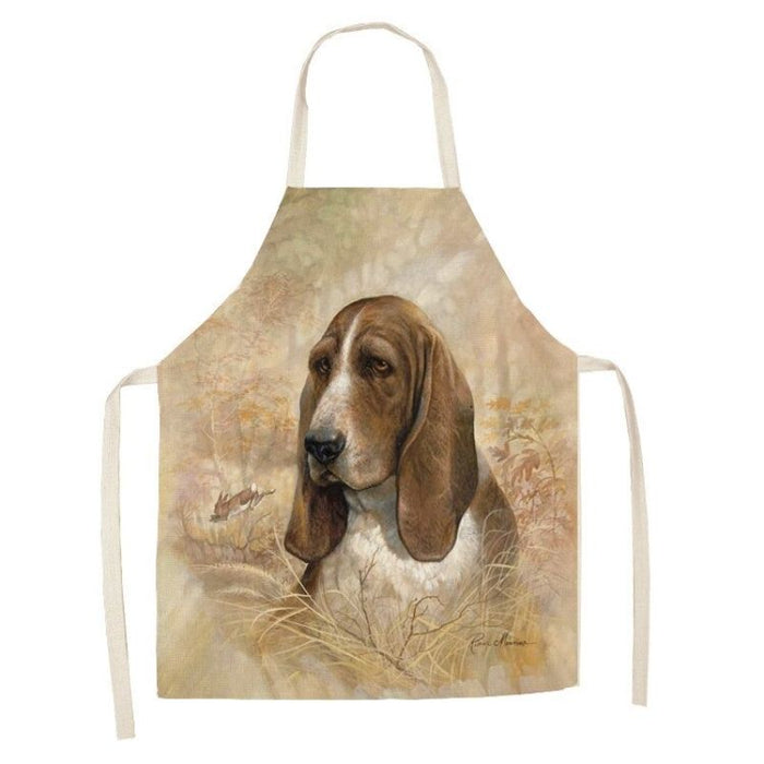 Puppy Printed Cleaning Apron