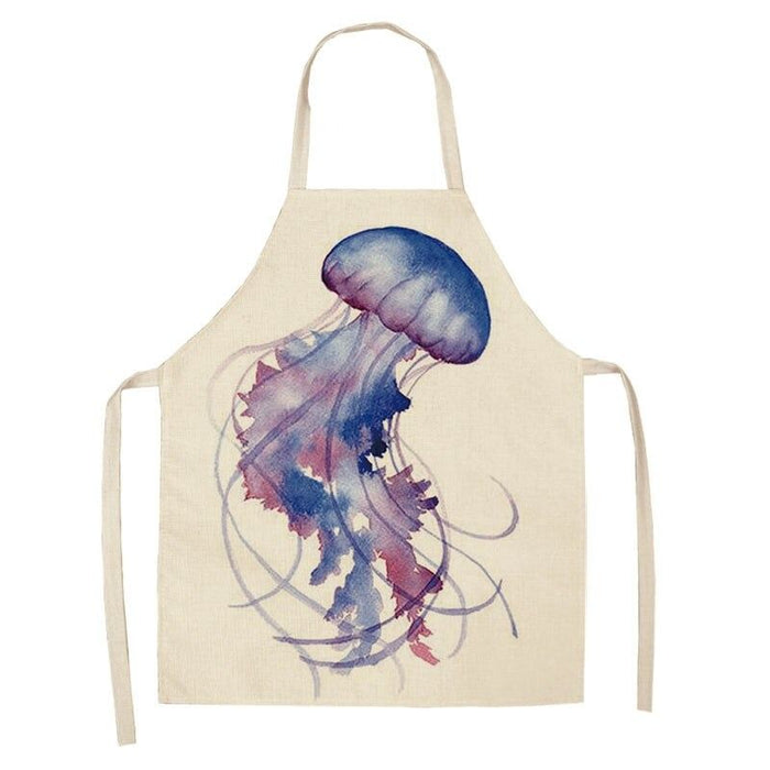 Sea Animals Cleaning Aprons