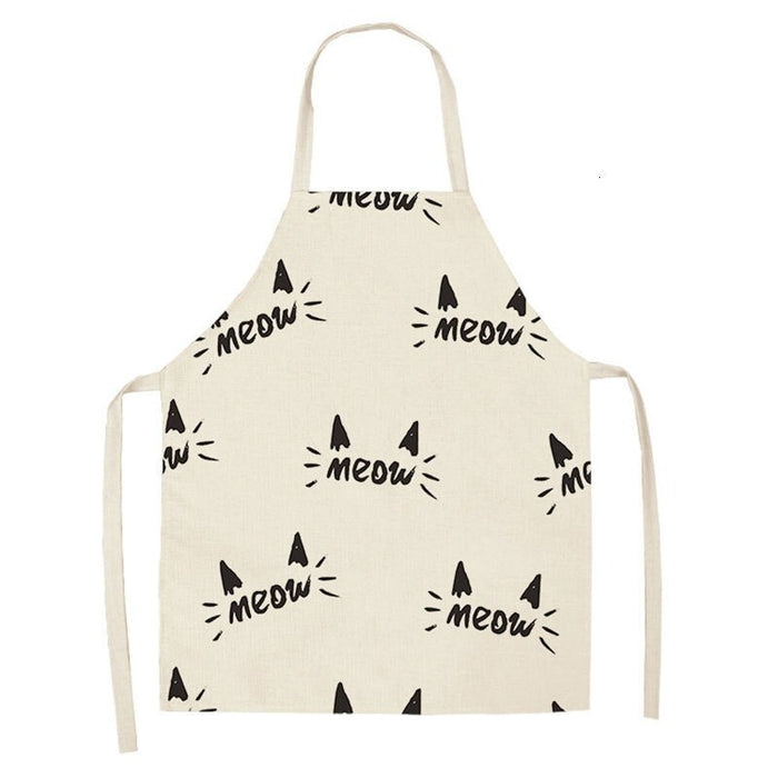 Printed Carton Cats Kitchen Apron