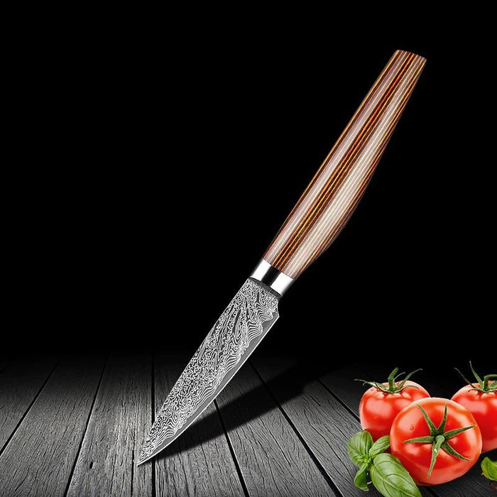 Bread Slicing Filleting Santoku Chef's Knife Set