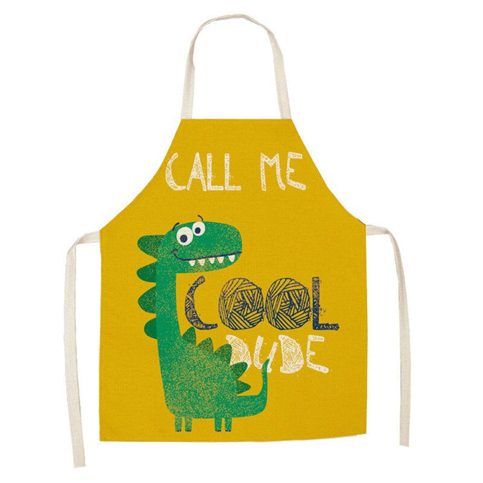 Dinosaur Print Kitchen Apron