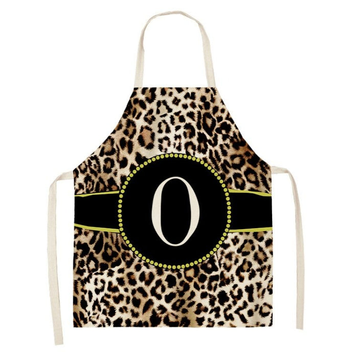 Leopard Print Cleaning Apron