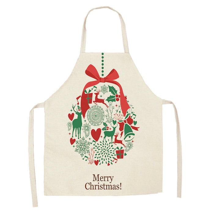 Christmas Patterned Kitchen Apron