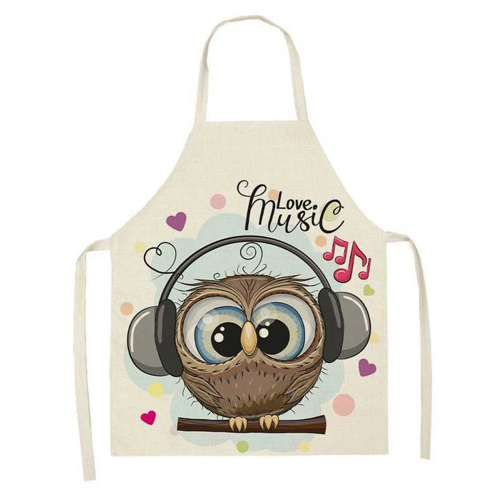 Little Owl Printed Apron