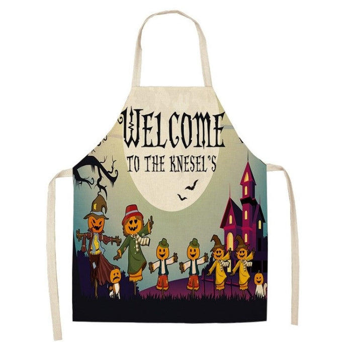 Pumpkin Happy Halloween Horror Apron