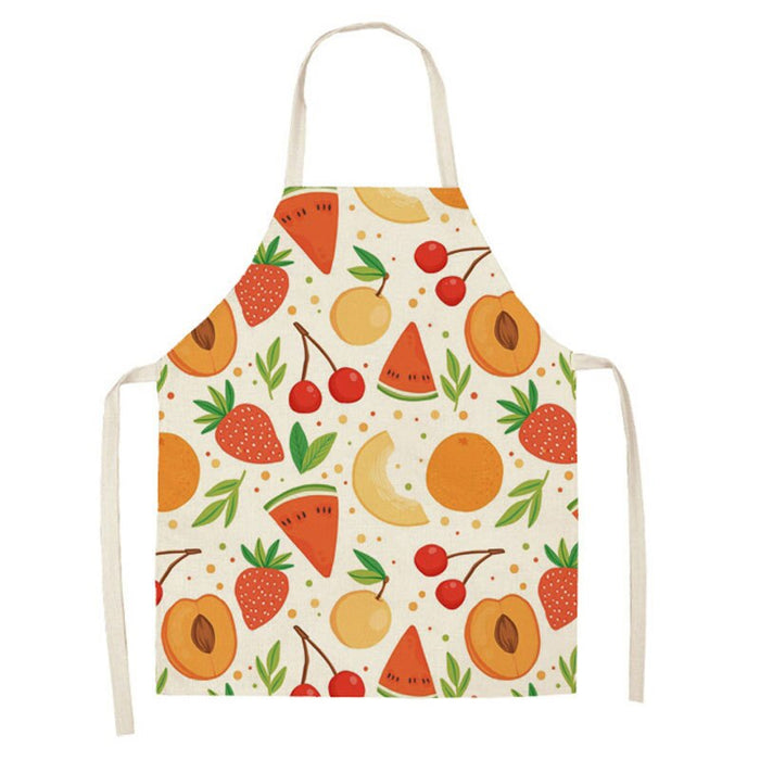 Fruit Patterned Kitchen Apron