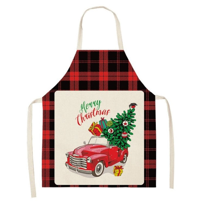 Merry Christmas Printed Cooking Apron