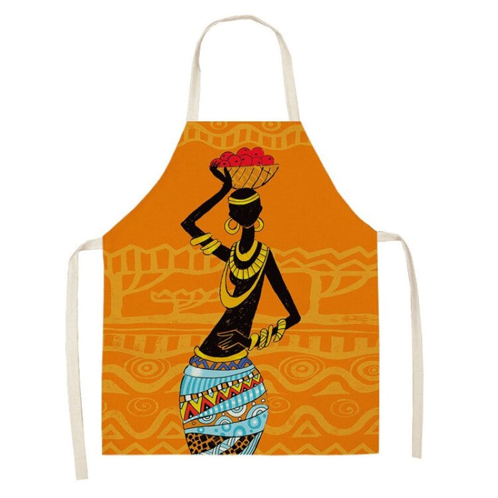 African Collection Style Printed Kitchen Apron