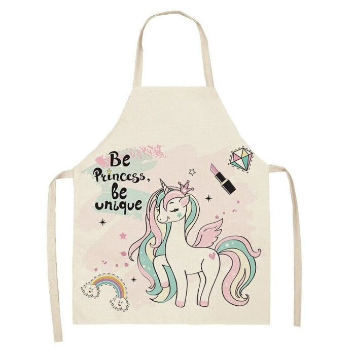 Rainbow Unicorn Pattern Apron