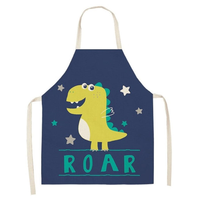 Cartoon Printed Household Kitchen Apron