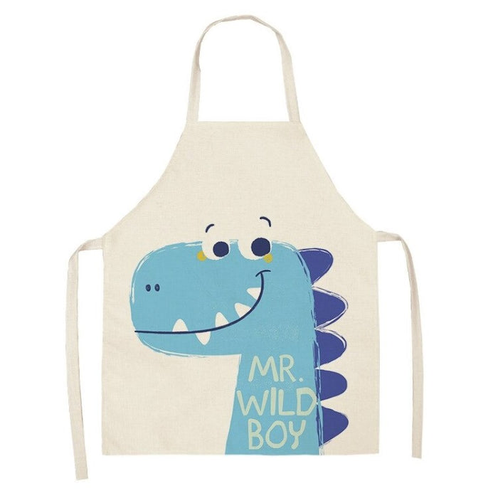 Cartoon Printed Household Kitchen Apron