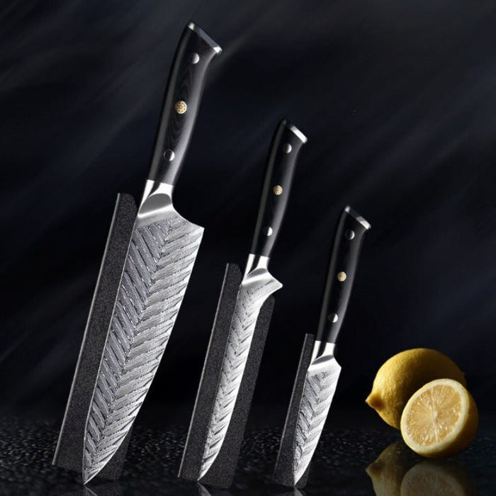 Damascus Chef Knife Professional Kitchen Knife Sets