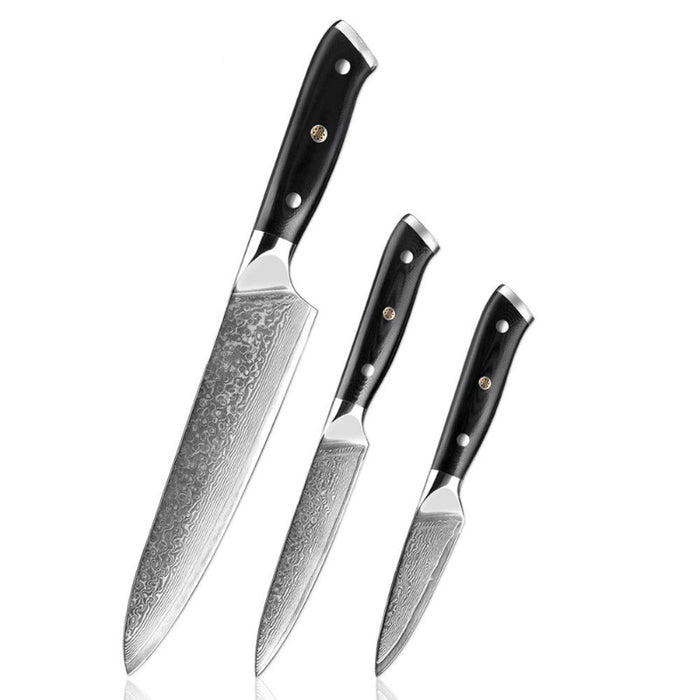 Damascus Steel Chopping Knife Sets