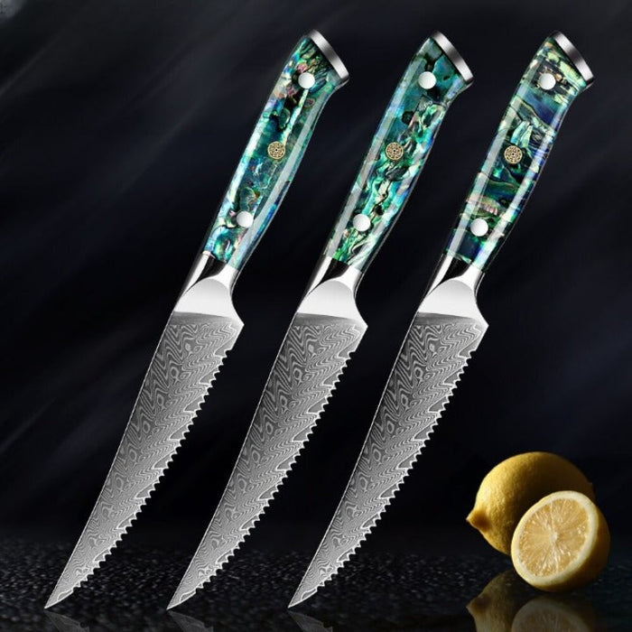 Boning Steak Knife With Shell Handle