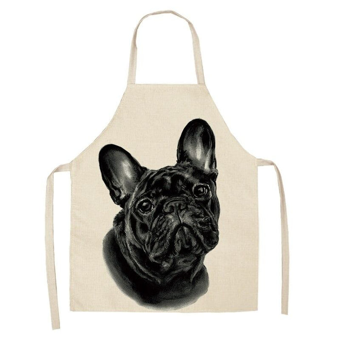 Bulldog Printed Unisex Aprons