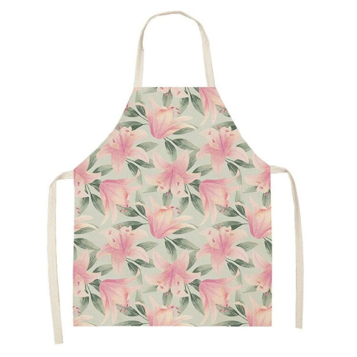 Floral Printed Sleeveless Aprons