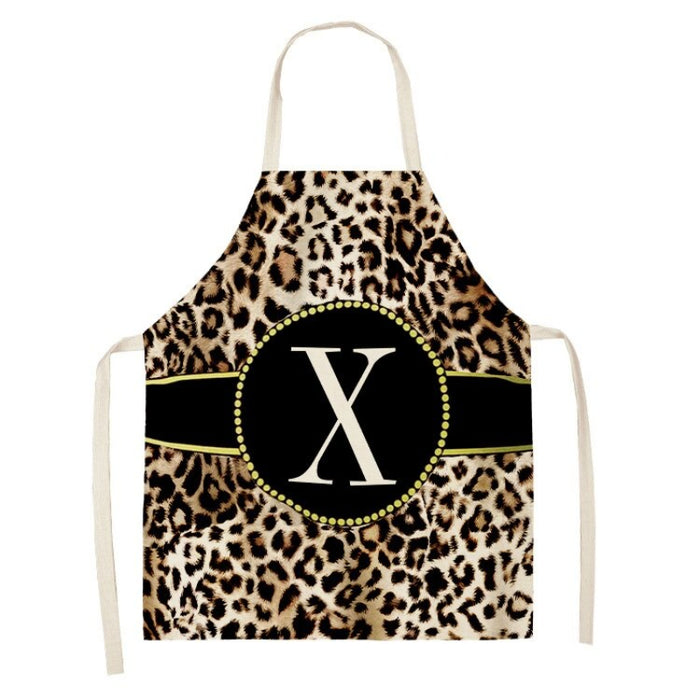 Leopard Print Cleaning Apron