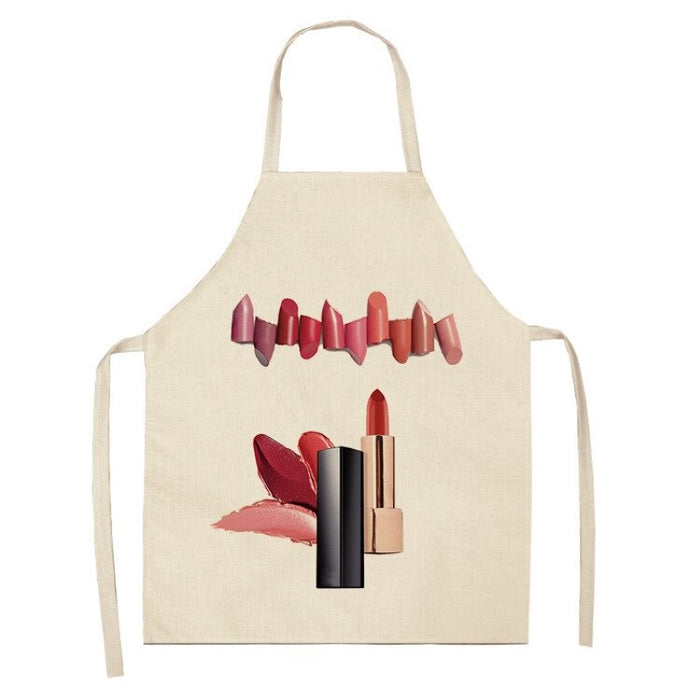 Home Cleaning Lipstick Nail Polish Apron