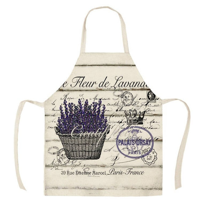 Lavender Pattern Apron