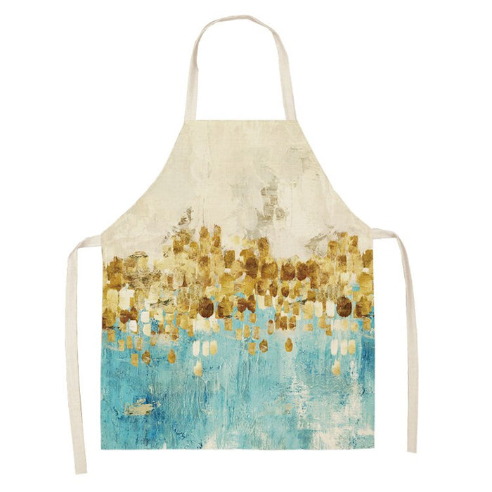 Printed Natural Art Aprons