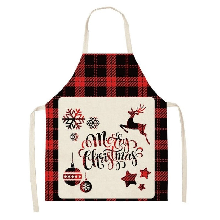 Merry Christmas Printed Cooking Apron