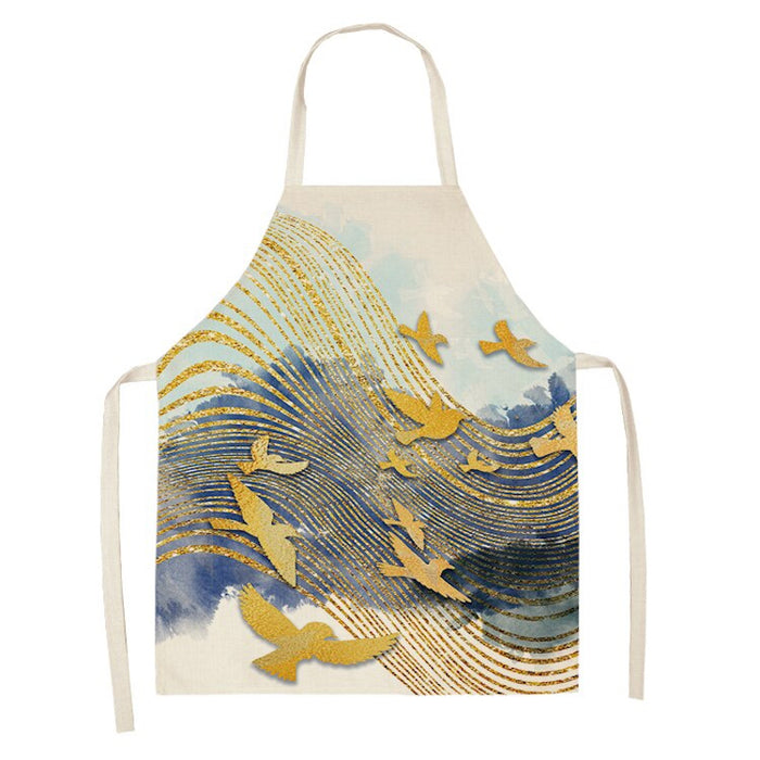 Printed Natural Art Aprons