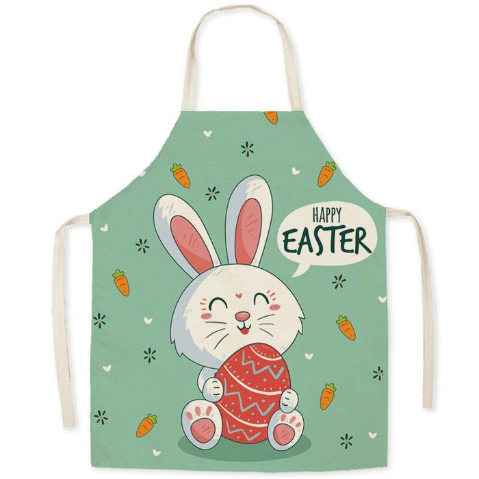 Easter Egg Bunny Print Aprons