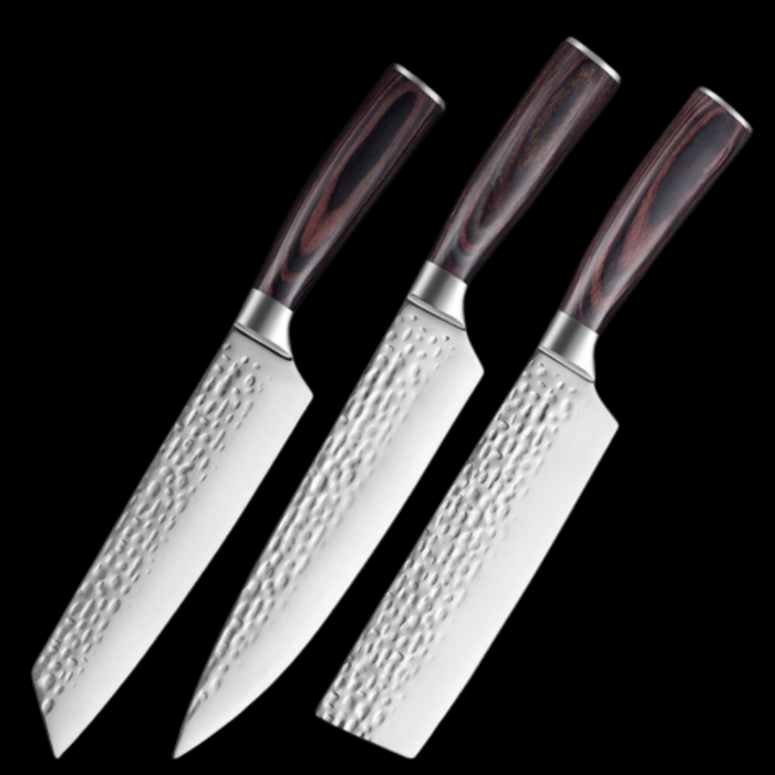 3 Pieces High-Quality Stainless Steel Kitchen Knife Sets