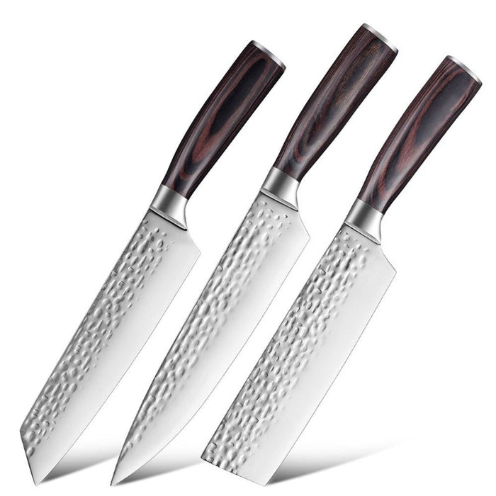 3 Pieces High-Quality Stainless Steel Kitchen Knife Sets