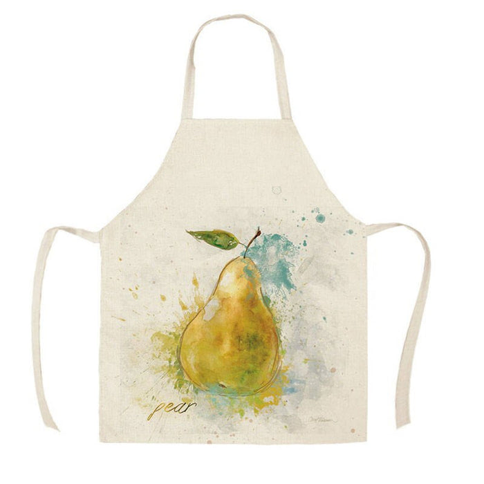 Fruits And Veggies Print Apron