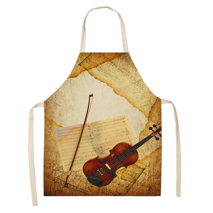 Printed Violin Art Aprons