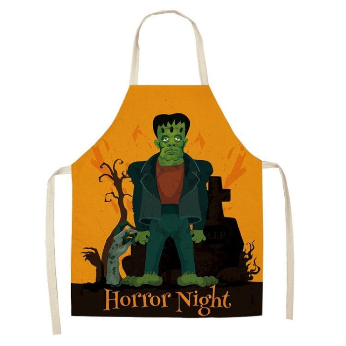 Pumpkin Happy Halloween Horror Apron