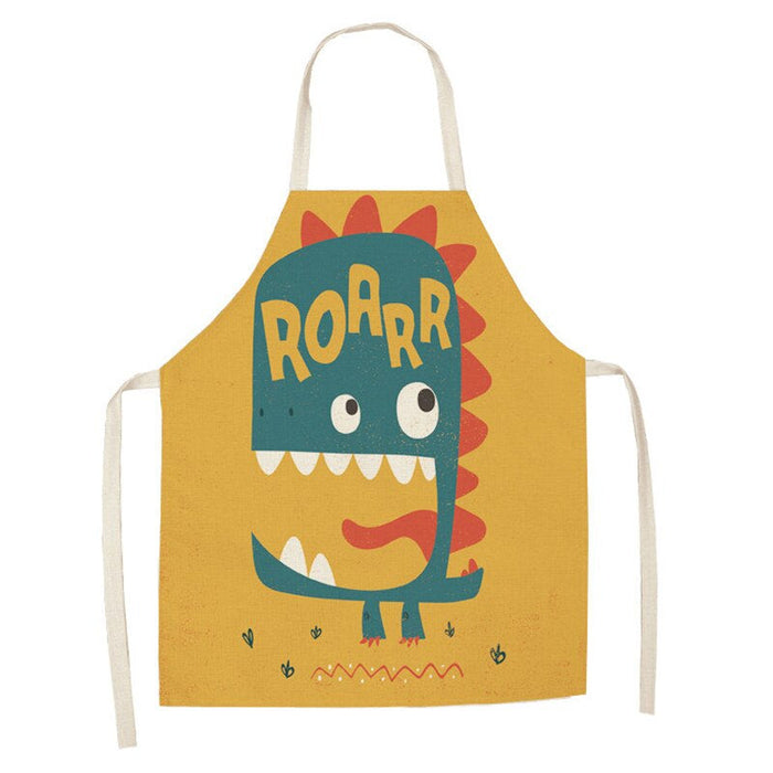 Dinosaur Print Kitchen Apron