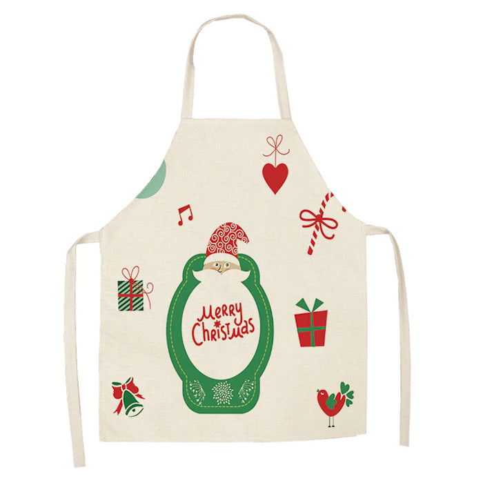 Christmas Patterned Kitchen Apron