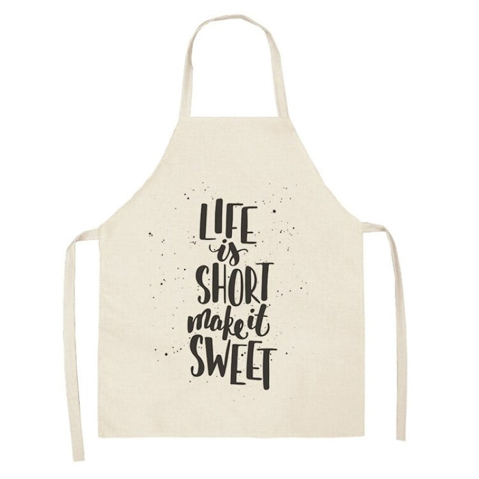 Letter Printed Kitchen Aprons