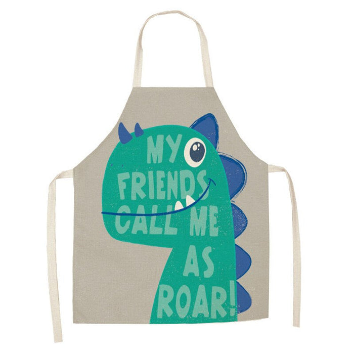 Dinosaur Print Kitchen Apron