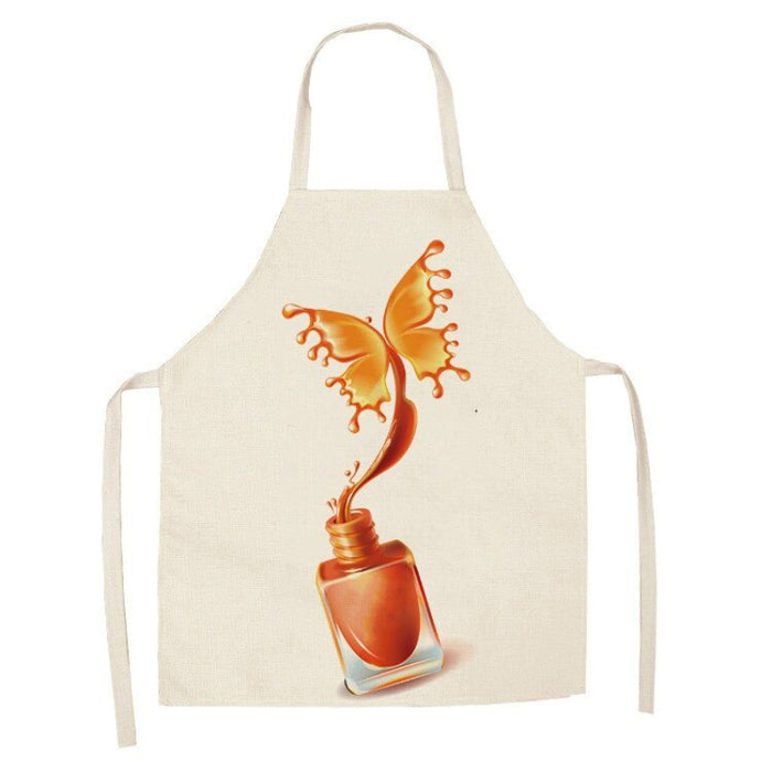 Sleeveless Color Printed Apron