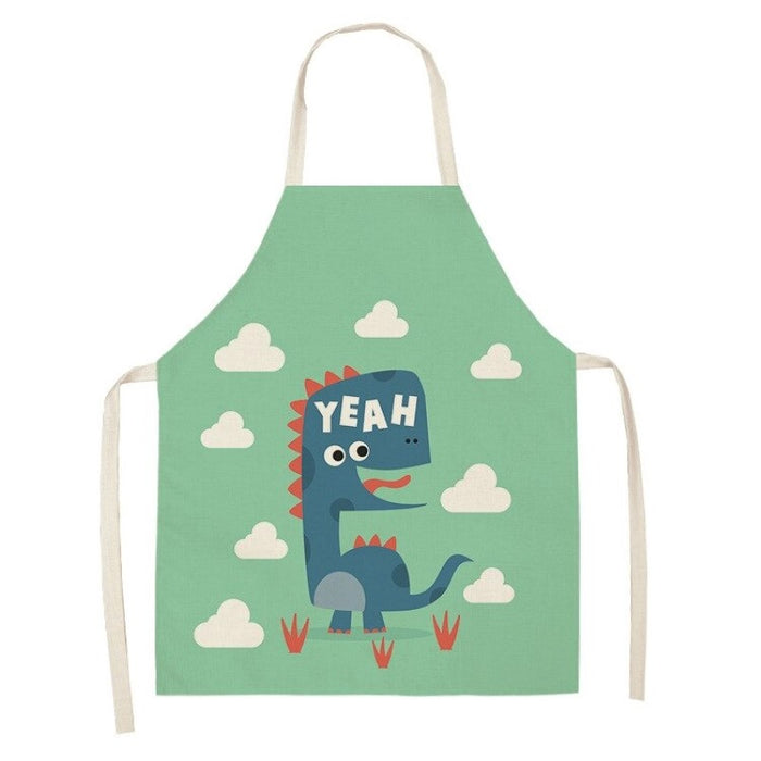 Cartoon Printed Household Kitchen Apron